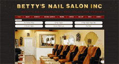 Desktop Screenshot of bettynailsaloninc.com