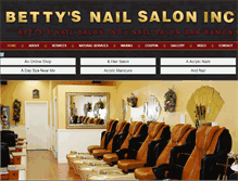 Tablet Screenshot of bettynailsaloninc.com